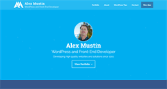 Desktop Screenshot of alexmustin.com